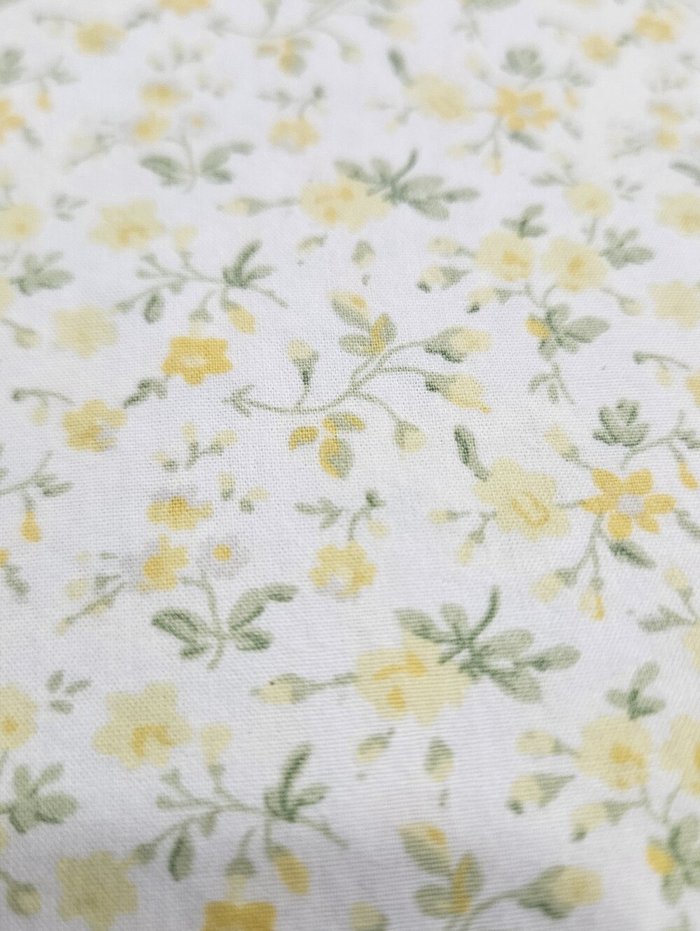 Laura Ashley Evie Yellow Floral FULL Flat & Fitted Sheets Percale 100% Cotton